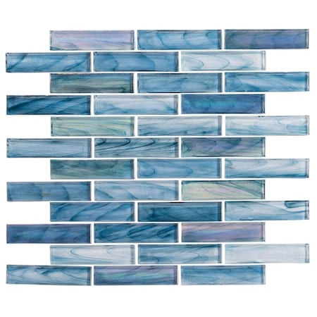 SAMPLE Marianna 1 X 4 Glass Brick Joint Mosaic Wall Tile